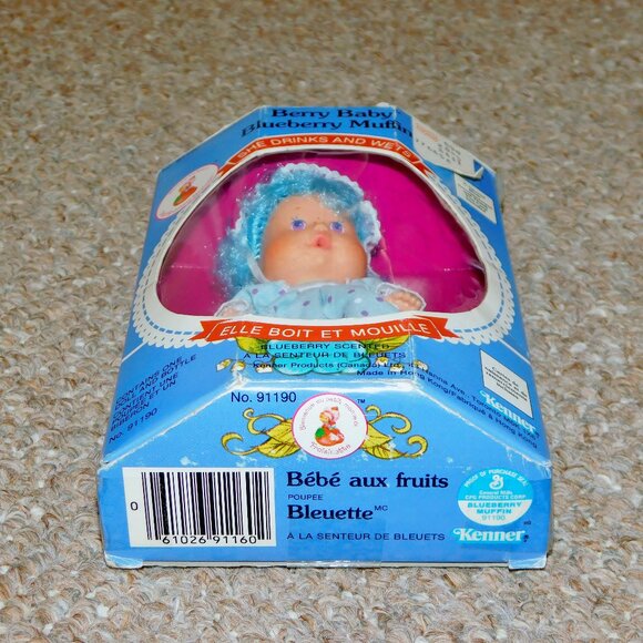 1984 Kenner Strawberry Shortcake Berry Baby Blueberry Muffin Complete in Box - Picture 13 of 14